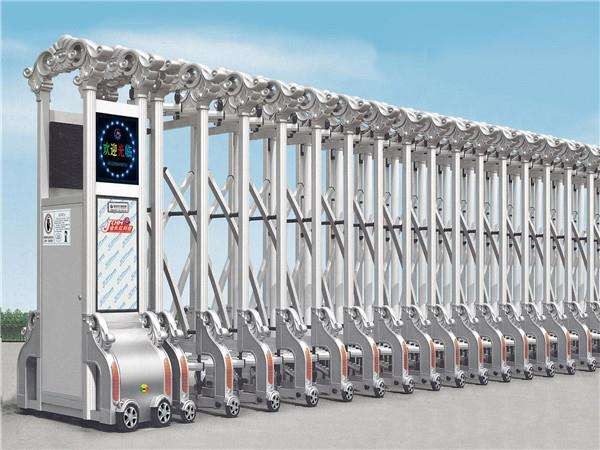 東莞南城不銹鋼伸縮門供應(yīng)/大朗廠區(qū)伸縮門控制器更換廠家