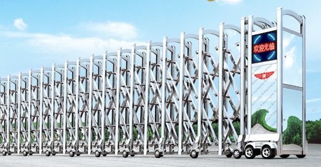 為工廠大門量身打造-觀瀾運(yùn)行不卡頓的伸縮門首選